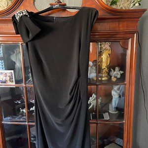 joseph ribkoff black cocktail dress